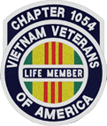 A patch of the vietnam veterans of america chapter 1 0 5 4.
